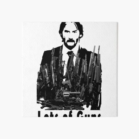 Item preview, Viele Waffen John Wick Keanu Reeves Halloween Weihnachtsklassiker designed and sold by KeanuHungReeves.
