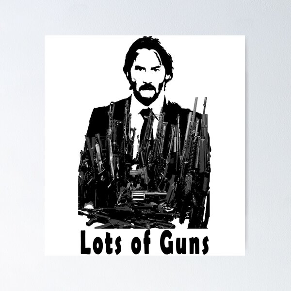 Artikel-Vorschau von Viele Waffen John Wick Keanu Reeves Halloween Weihnachtsklassiker, designt und verkauft von KeanuHungReeves.