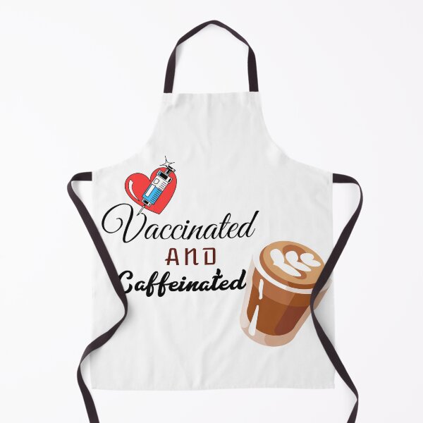 Item preview, VACCINATED AND CAFFEINATED!!! designed and sold by kawaiiichoice.