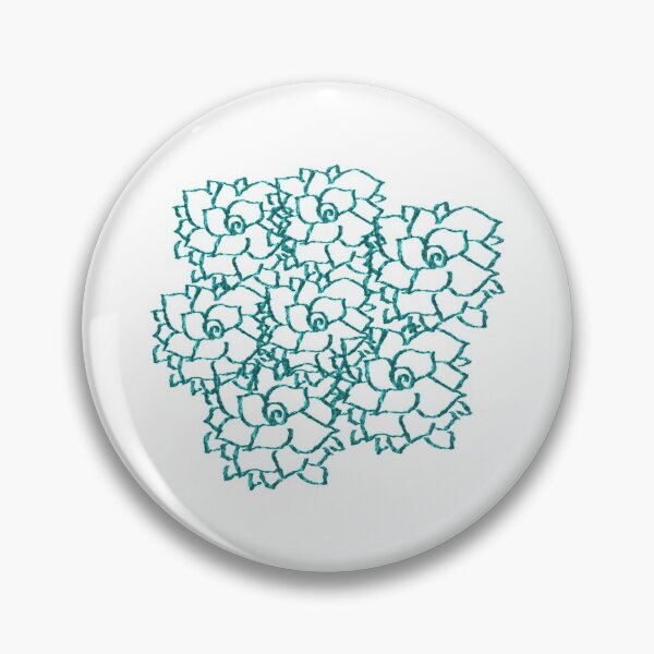 Item preview, Sky blue floral pattern designed and sold by EirlysElainn.