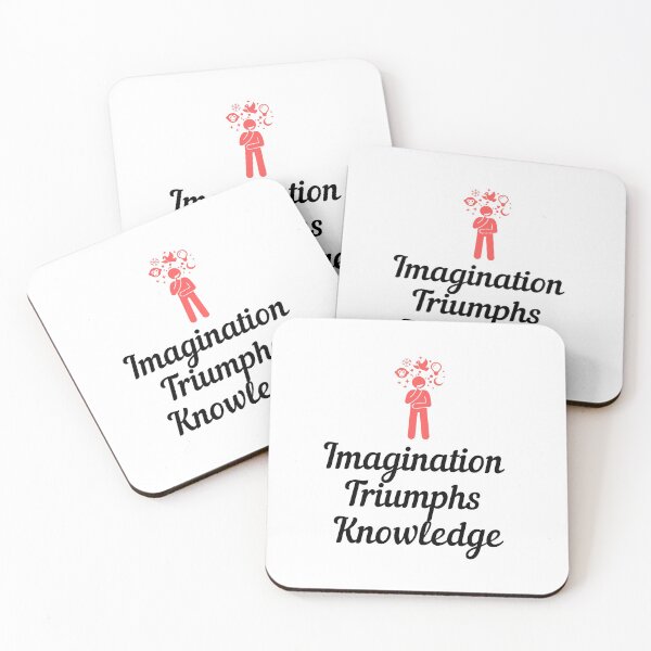 Item preview, Imagination Triumphs Knowledge designed and sold by minynature.
