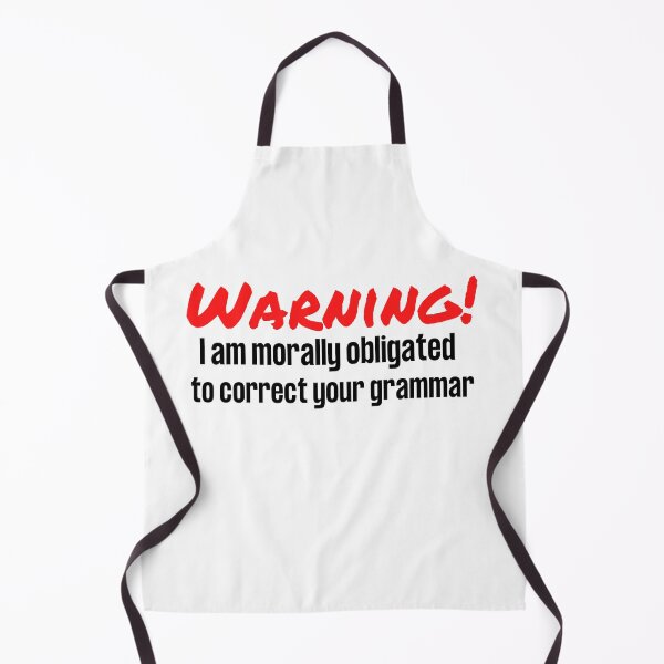 Item preview, Warning! I am morally obligated to correct your grammar designed and sold by DCStriker2021.
