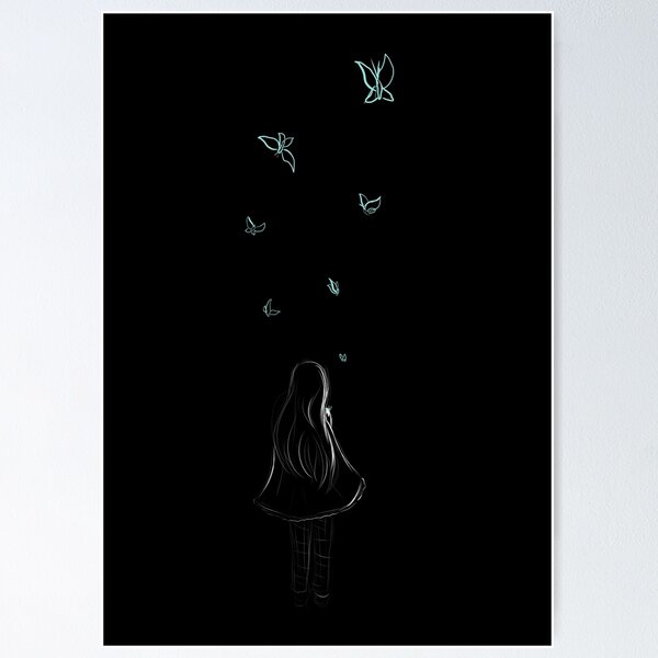 Item preview, Dreams are butterflies in the night designed and sold by peachfly.