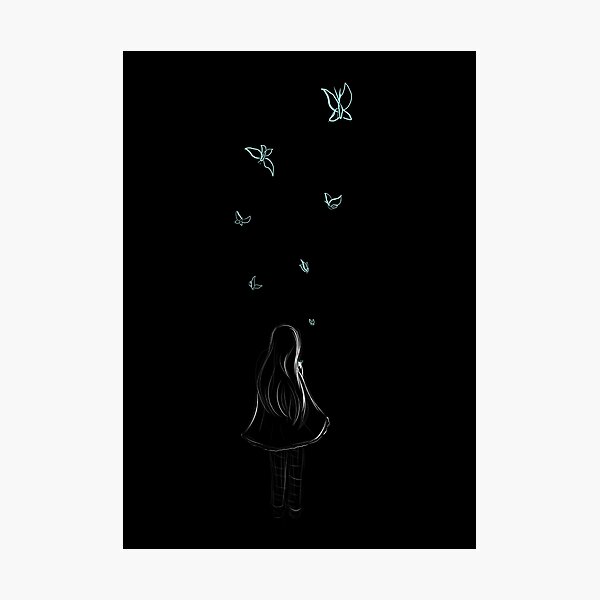 Item preview, Dreams are butterflies in the night designed and sold by peachfly.