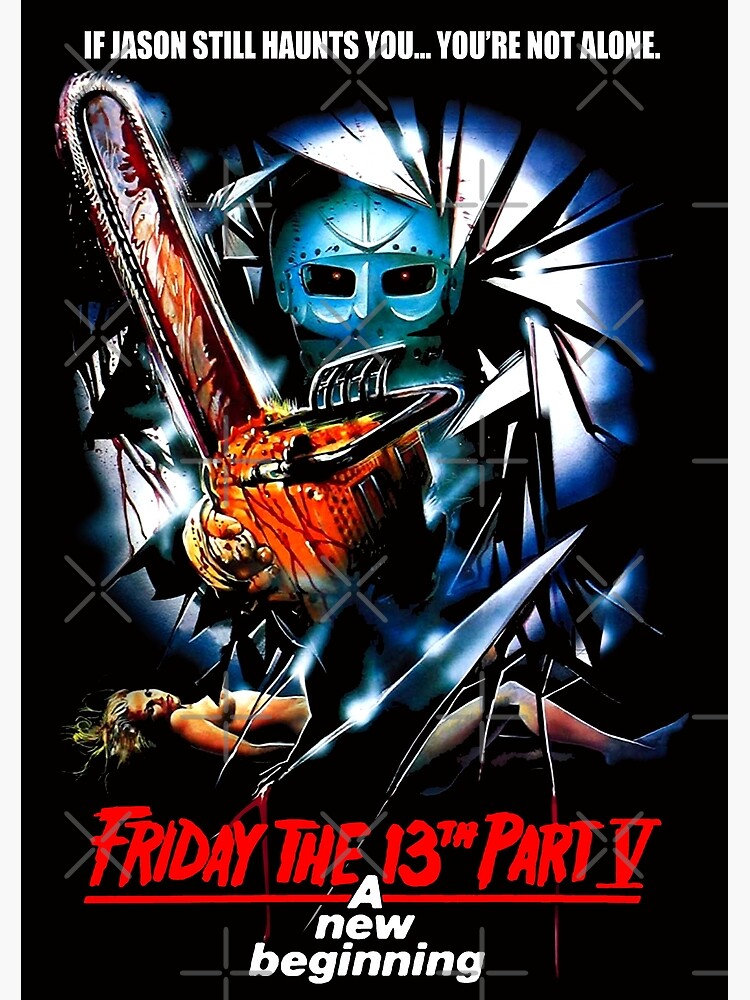 Friday the 13th 1980 VHS Poster Greeting Card for Sale by