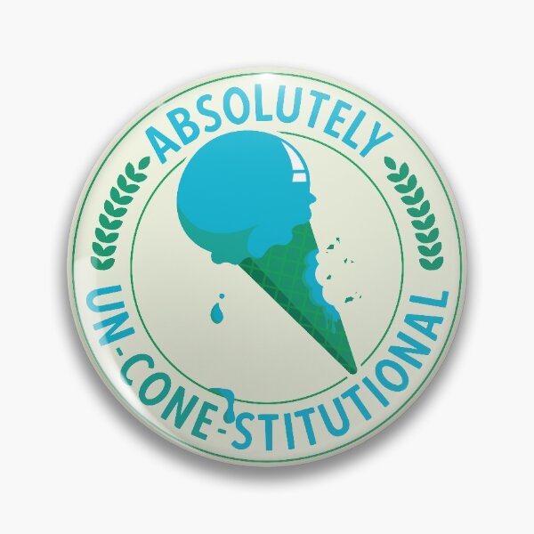 Item preview, Absolutely Unconestitutional | Absolutely Unconstitutional | Funny Ice Cream Quotes | Ice Cream Puns designed and sold by DrawingBoard.