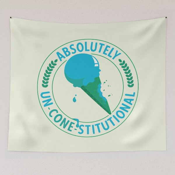 Item preview, Absolutely Unconestitutional | Absolutely Unconstitutional | Funny Ice Cream Quotes | Ice Cream Puns designed and sold by DrawingBoard.