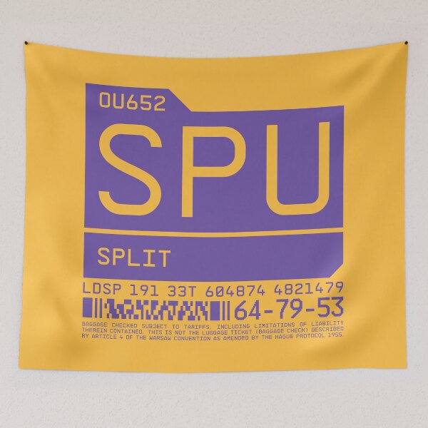 Item preview, Luggage Tag C - SPU Split Croatia designed and sold by VoodooCircus.