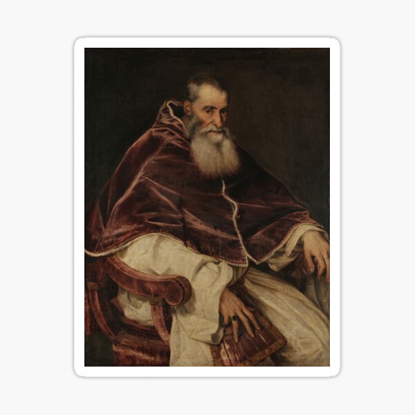 Item preview, Portrait of Pope Paul III Without Cap, ca. 1543 by Titian  designed and sold by sunny-007.