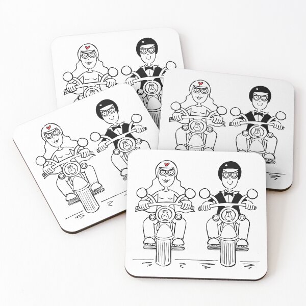 Item preview, Motorbike Biker Wedding 3 designed and sold by Helen McCartney Designs.
