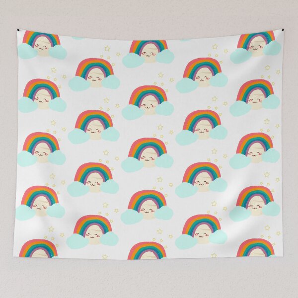 Item preview, Happy Rainbow Marshmallow designed and sold by SuperKawaiiMoon.