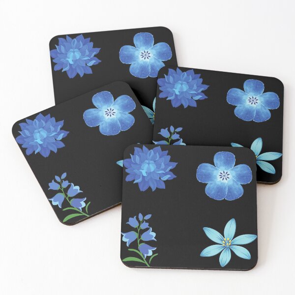 Item preview, Blue Pattern Florals designed and sold by TropicalFlorals.