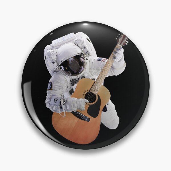 Item preview, Space guitar astronaut designed and sold by Delphimages Art.