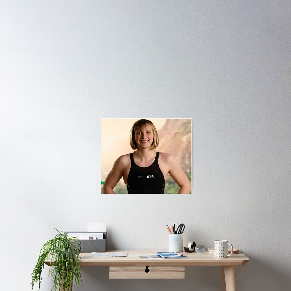 &ldquo;Katie Ledecky&rdquo; Poster for Sale by darenheath | Redbubble