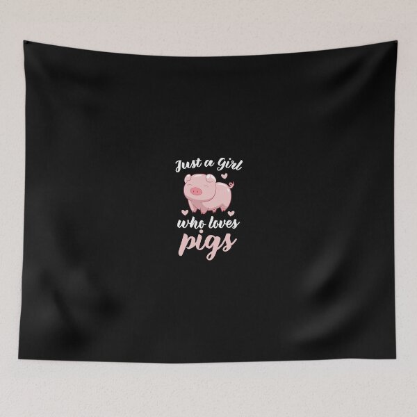 Item preview, Just A Girl Who Loves Pigs Cute Pig Lovers Gift designed and sold by isachsenan.