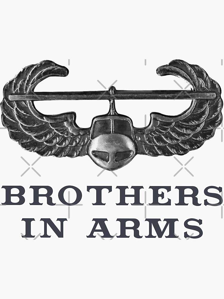 "Airmobile Wings - Brothers In Arms" Sticker For Sale By Buckwhite ...