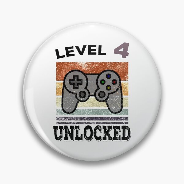 Item preview, Funny 4th Birthday Gaming Vintage Gift designed and sold by BetterLeo.