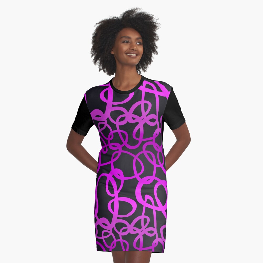 Item preview, Graphic T-Shirt Dress designed and sold by LilyBurgess.