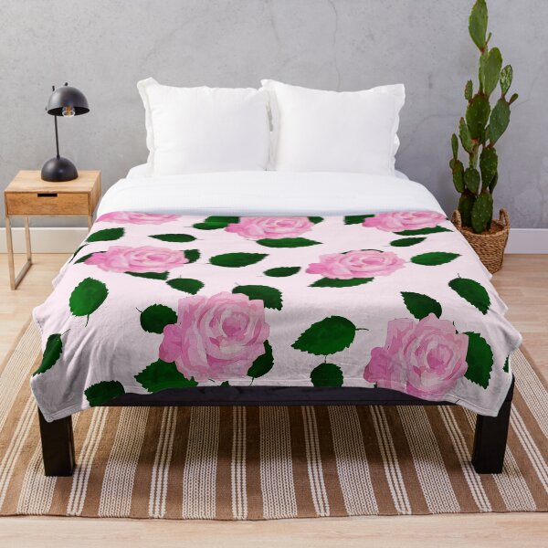 Item preview, Pink Rose Pattern designed and sold by pattern-tree.