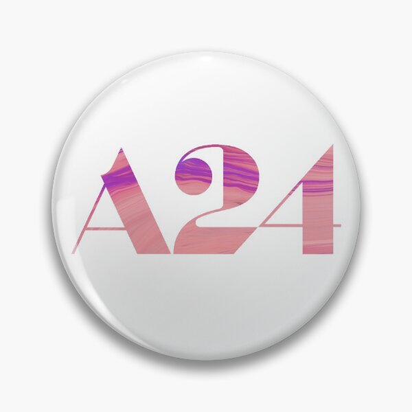Item preview, Purple and Orange Swirl A24 logo designed and sold by Dalaura.