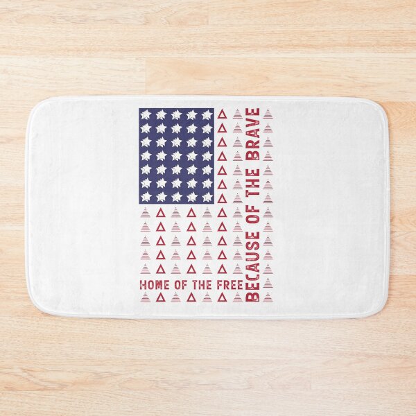 Item preview, Celebrating 4th July American Flag - Home of the Free Because of the Brave - VFP Horizontal designed and sold by Non-Believer.