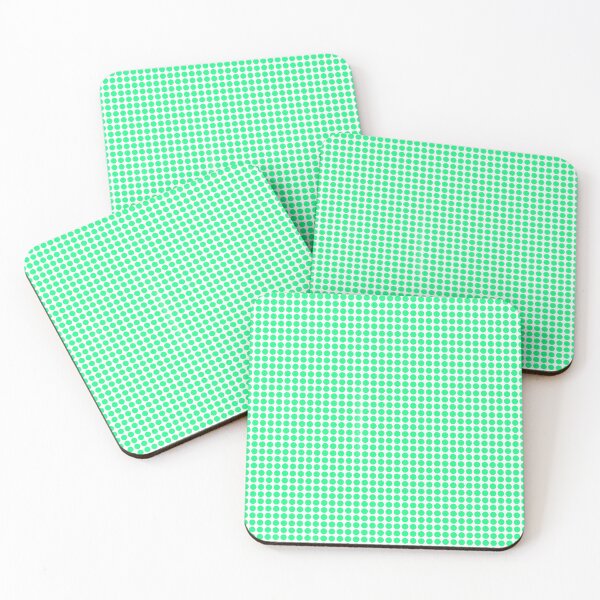 Item preview, Symmetric green dots pattern  designed and sold by BalajiArts.