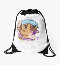 Official Furry Trash Drawstring Bag