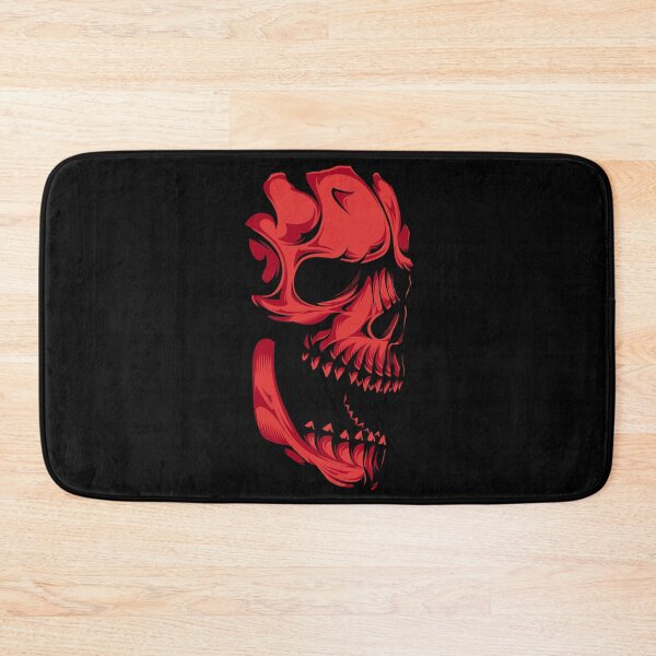 Item preview, Devil Of Death Scary Red Evil Skull designed and sold by TiiNGA.