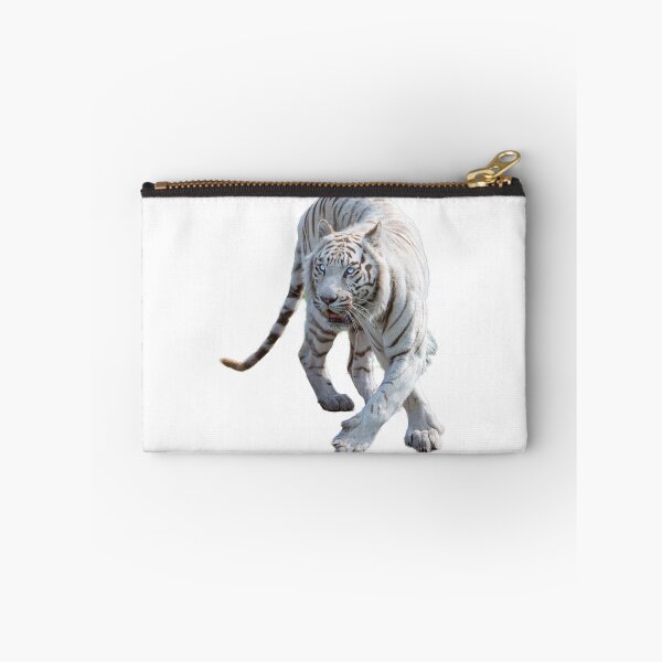 Item preview, white tiger stalking designed and sold by OskiOnTour.