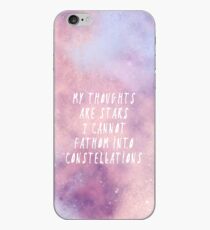 My thoughts are stars iPhone Case