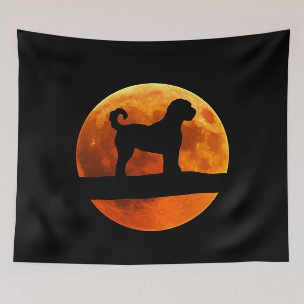 Item preview, Labradoodle Dog Silhouette Moon Labradoodle lover designed and sold by alaechamlal.