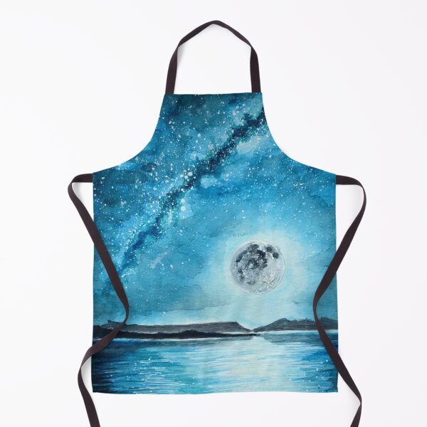 Item preview, Moon Over Morar. Print from watercolour by Ash Winter designed and sold by AshWork-art.
