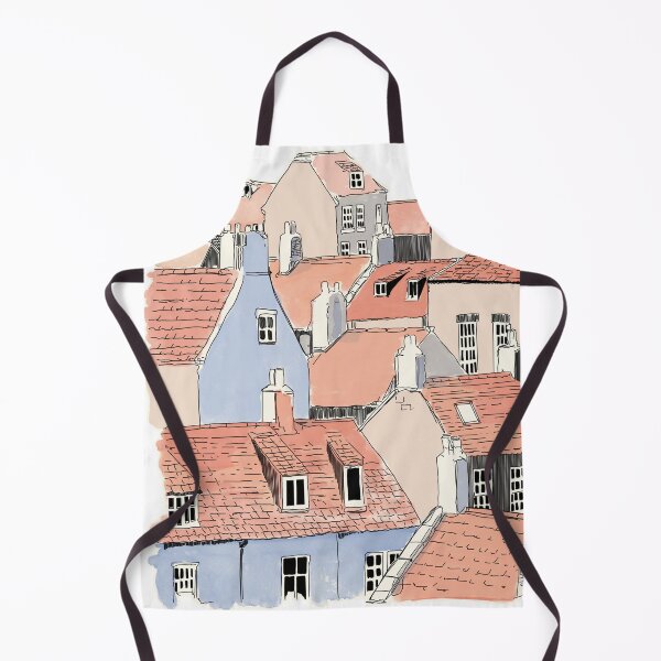 Item preview, Little Watercolor Town designed and sold by allincolors.