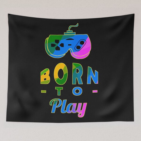 Item preview, Born To Play Video Games Funny Gaming designed and sold by adityanik.