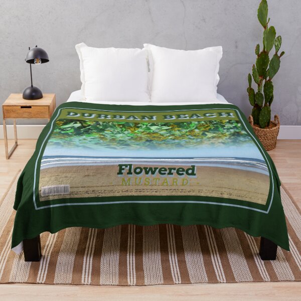 Item preview, Copy of Durban beach flowered blue retro designed and sold by Weather gifts .