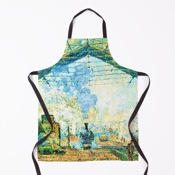 Item preview, The Saint-Lazare Station, 1877 - by Claude Monet Steam Train designed and sold by CristalleLisa.
