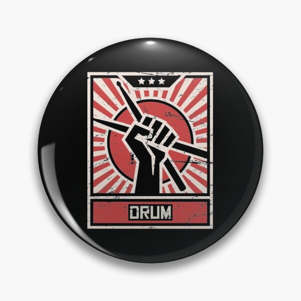 Item preview, DRUM | Vintage Drummer Propaganda Poste| Perfect Gift designed and sold by cherylpca.