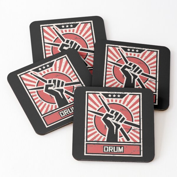 Item preview, DRUM | Vintage Drummer Propaganda Poste| Perfect Gift designed and sold by cherylpca.