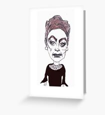 Joan Crawford Greeting Card