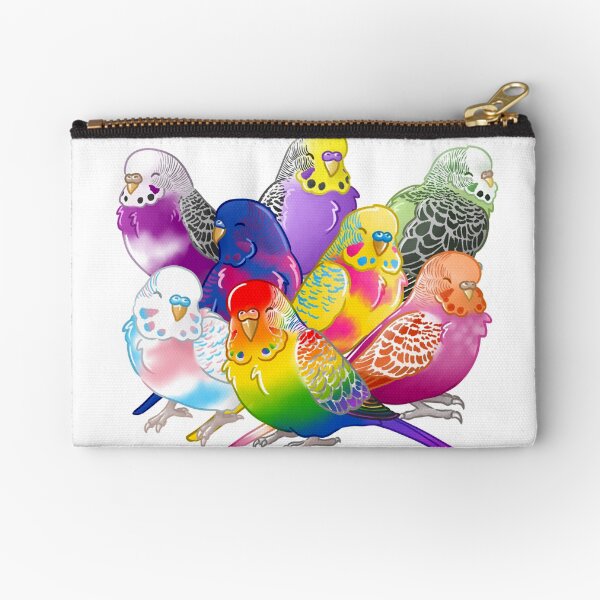 Item preview, Pride Budgie Group designed and sold by AdoraBirdArt.