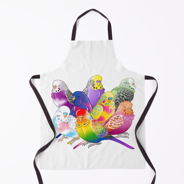 Item preview, Pride Budgie Group designed and sold by AdoraBirdArt.