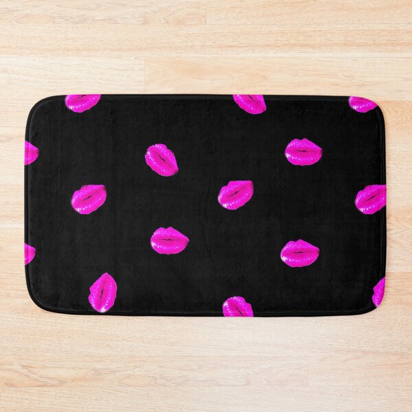 Item preview, Pucker Up - Hot Pink & Black designed and sold by Aged 2 Perfection.