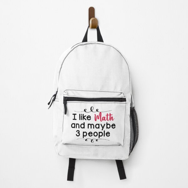 Item preview, I like math and maybe 3 people - Funny math joke, Birthday gift for math lovers designed and sold by LahcenIqbi.