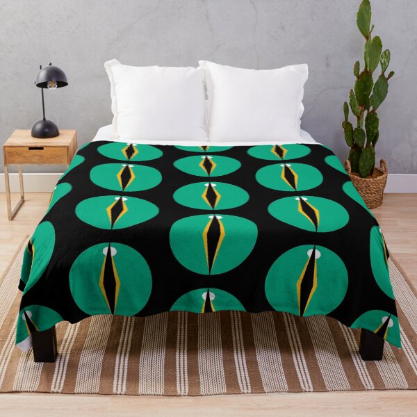 Item preview, Vector Graphic Abstract Green Dragon Eye Design designed and sold by LuckDragonGifts.