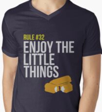 Zombie Survival Guide - Rule #32 - Enjoy the Little Things Men's V-Neck T-Shirt