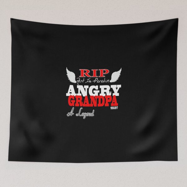 Item preview, Rip Angry Grandpa A Legend Long Sleeve Shirt designed and sold by ryannokune.