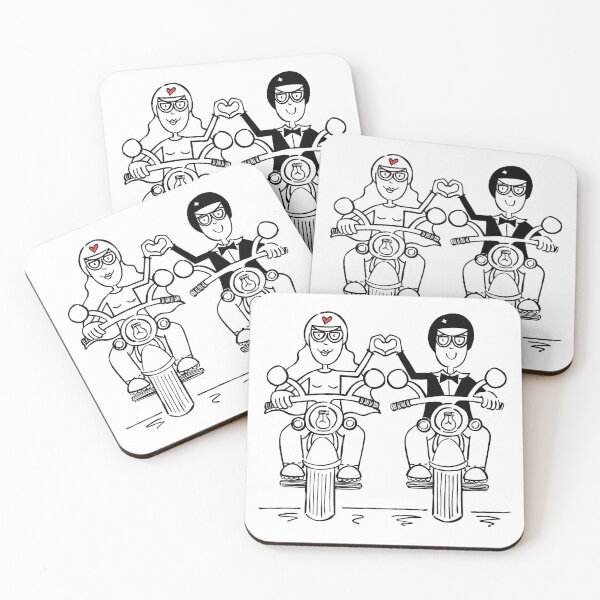Item preview, Motorbike Biker Wedding 4 designed and sold by Helen McCartney Designs.