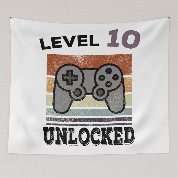 Item preview, Funny 10th Birthday Gaming Vintage Gift designed and sold by BetterLeo.