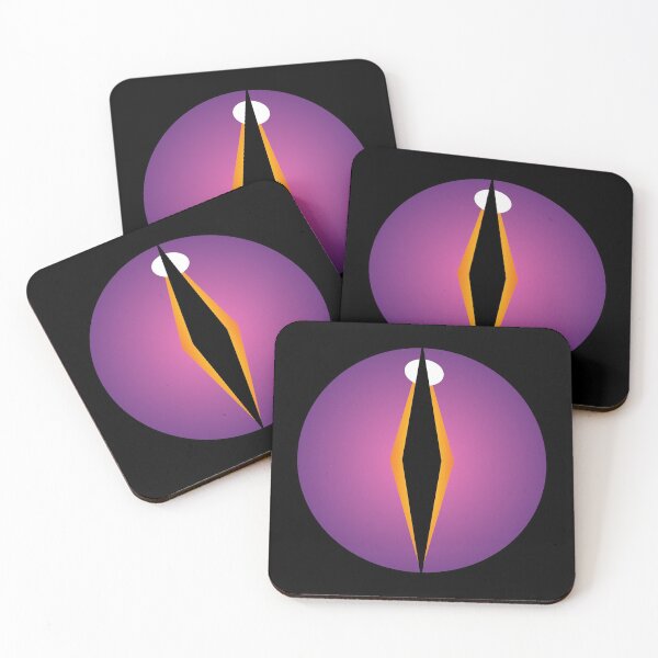 Item preview, Vector Graphic Abstract Purple Dragons Eye Design designed and sold by LuckDragonGifts.