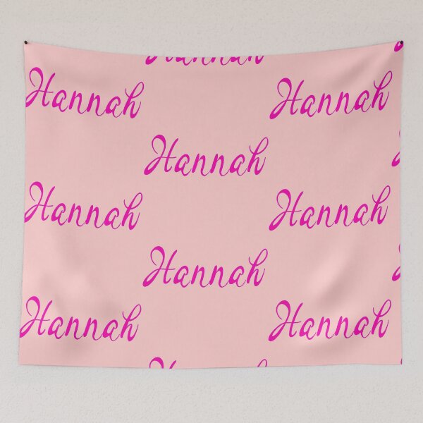 Item preview, Top 10 best personalised gifts 2022  - Hannah - personalised,personalized custom, customised, customised name pink on white background. Hannah designed and sold by Artonmytee.